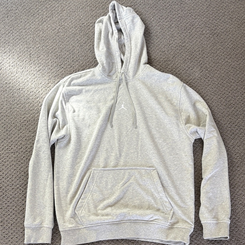 Jordan Men’s Heather Gray Pullover Hoodie